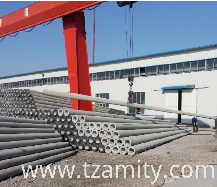 prestressed concrete pole steel mould making machine